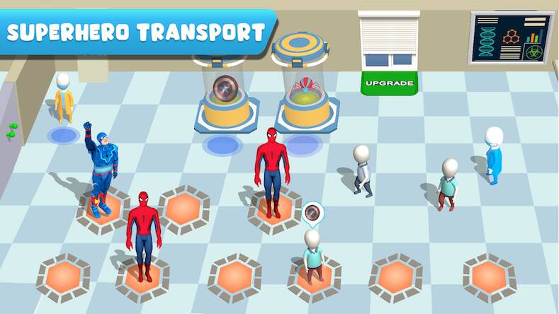 Скачать взломанную Superhero Lab [Много денег] MOD apk на Андроид