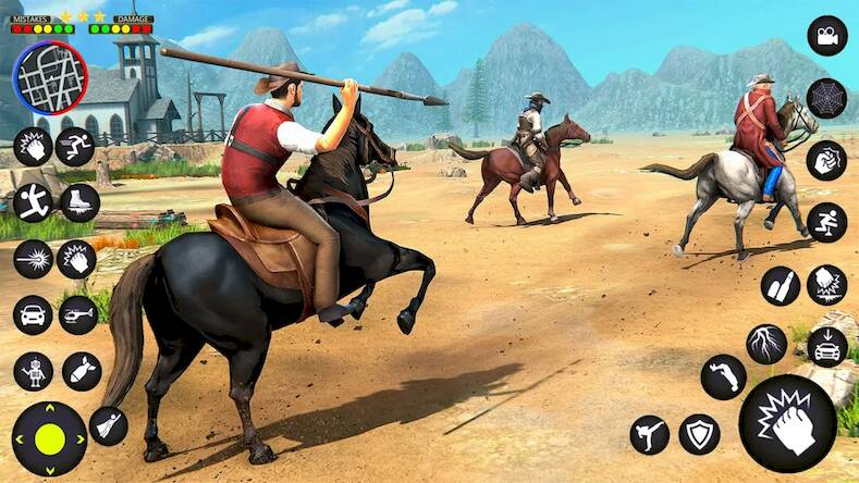 Скачать взломанную Гангстер Пистолет Ковбой Игра [Мод меню] MOD apk на Андроид