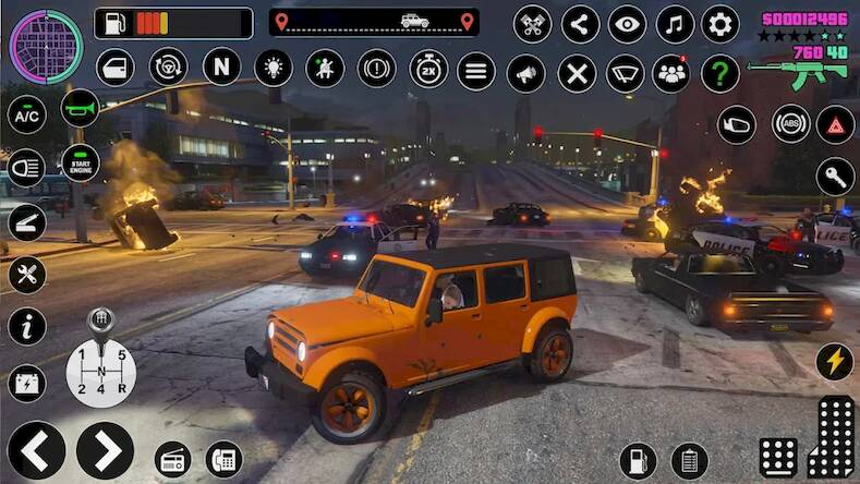 Скачать взломанную US Cop Duty Police Car Game [Мод меню] MOD apk на Андроид