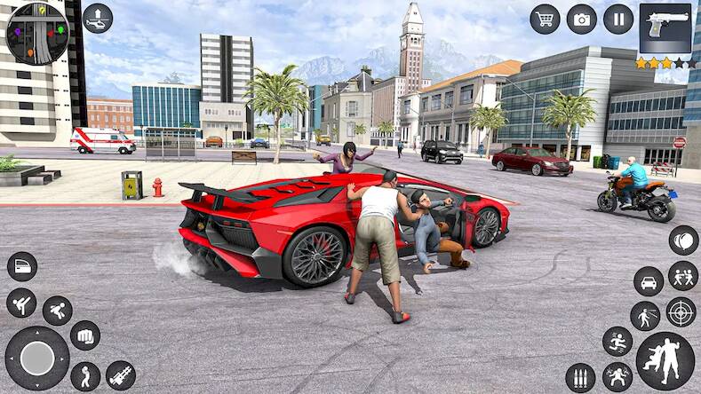 Скачать взломанную Grand City Gangster Crime Game [Мод меню] MOD apk на Андроид