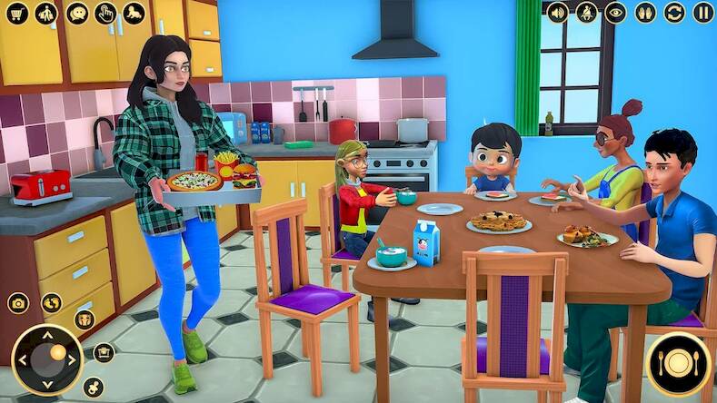 Скачать взломанную Pregnant Mom Family Game 3D [Мод меню] MOD apk на Андроид