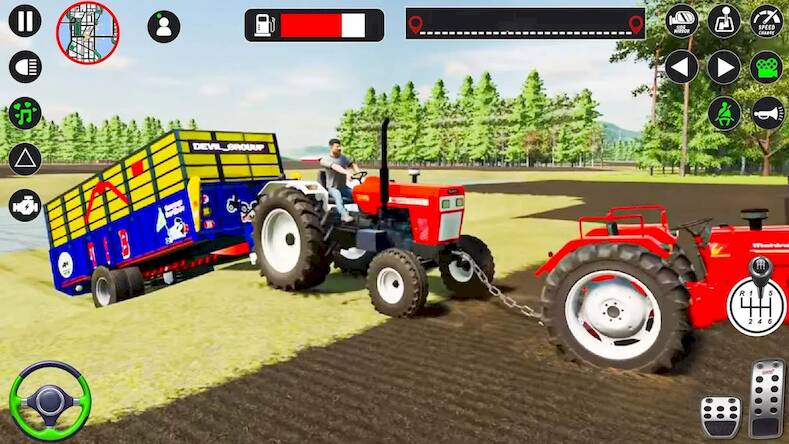 Скачать взломанную Симулятор Фермы 3D [Много денег] MOD apk на Андроид