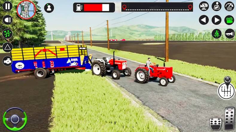 Скачать взломанную Симулятор Фермы 3D [Много денег] MOD apk на Андроид