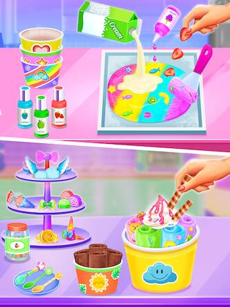 Скачать взломанную Лед Крем Конус-Лед Крем Игры [Мод меню] MOD apk на Андроид