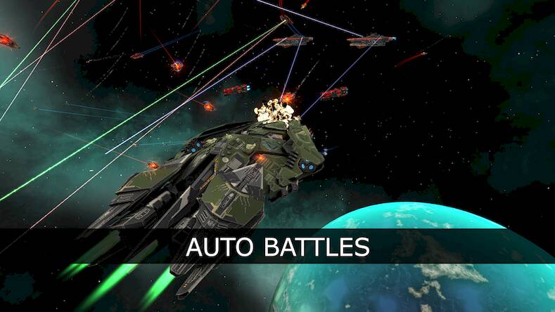Скачать взломанную Stellar Wind Idle: Space RPG [Много монет] MOD apk на Андроид