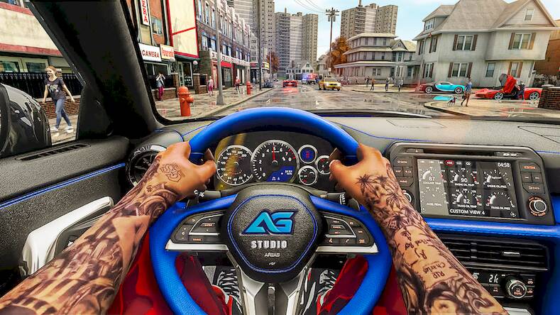 Скачать взломанную Taxi Car Driving School Sim 3D [Бесплатные покупки] MOD apk на Андроид