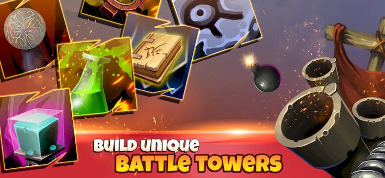 Скачать взломанную TowerBall: Idle Incremental TD [Мод меню] MOD apk на Андроид