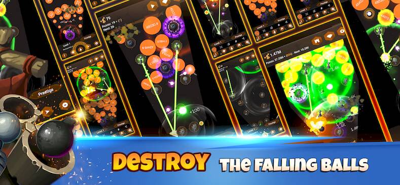 Скачать взломанную TowerBall: Idle Incremental TD [Мод меню] MOD apk на Андроид