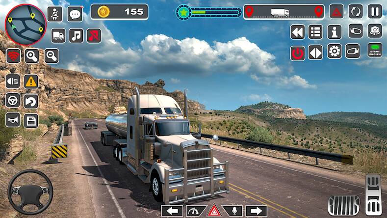 Скачать взломанную Truck Simulator - Offroad Game [Много денег] MOD apk на Андроид