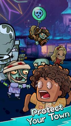 Скачать взломанную Town Survivor - Zombie Haunt [Много денег] MOD apk на Андроид
