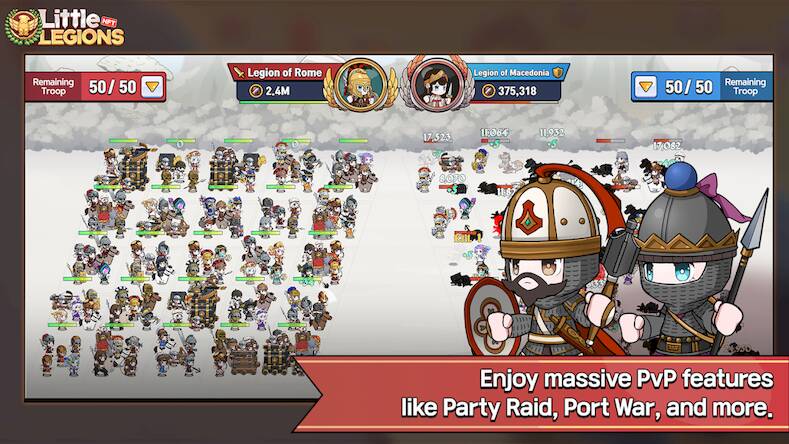 Скачать взломанную Little Legions NFT [Бесплатные покупки] MOD apk на Андроид