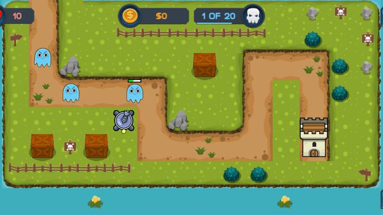 Скачать взломанную Haunted Tower - Tower Defense [Мод меню] MOD apk на Андроид
