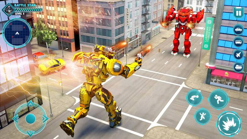 Скачать взломанную Игра с несколькими роботами 3d [Бесплатные покупки] MOD apk на Андроид