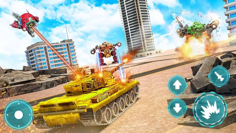 Скачать взломанную Игра с несколькими роботами 3d [Бесплатные покупки] MOD apk на Андроид