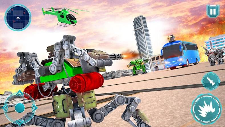 Скачать взломанную Игра с несколькими роботами 3d [Бесплатные покупки] MOD apk на Андроид