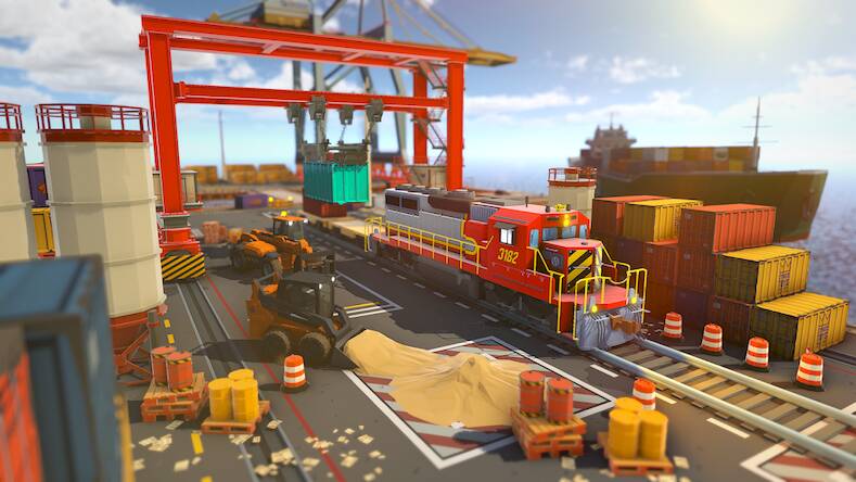 Скачать взломанную Transport Tycoon Empire: Город [Бесплатные покупки] MOD apk на Андроид