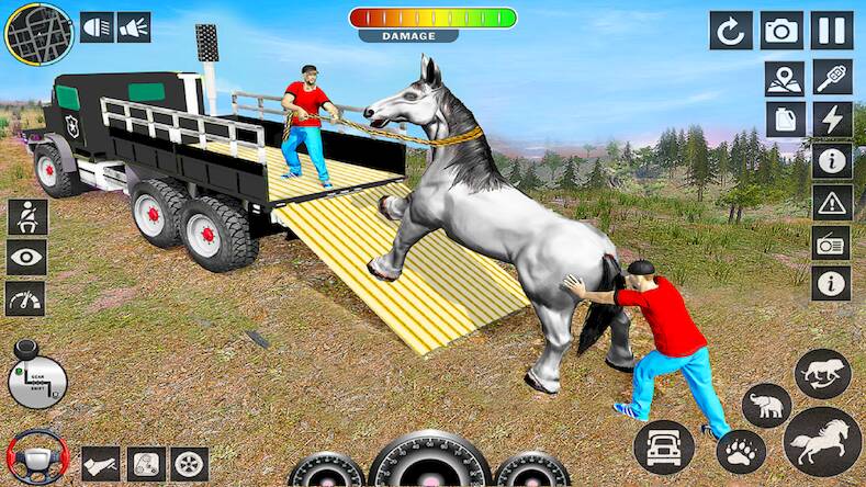 Скачать взломанную Wild Animals Transport Truck [Бесплатные покупки] MOD apk на Андроид