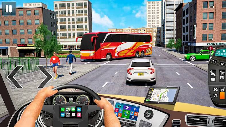 Скачать взломанную автобус 3d - автобусные игры [Много денег] MOD apk на Андроид