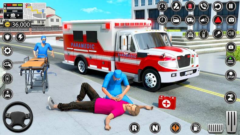 Скачать взломанную Спасение машина вождения Игра [Много монет] MOD apk на Андроид