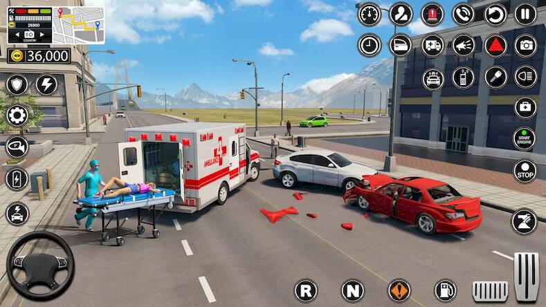 Скачать взломанную Спасение машина вождения Игра [Много монет] MOD apk на Андроид