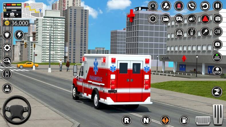 Скачать взломанную Спасение машина вождения Игра [Много монет] MOD apk на Андроид