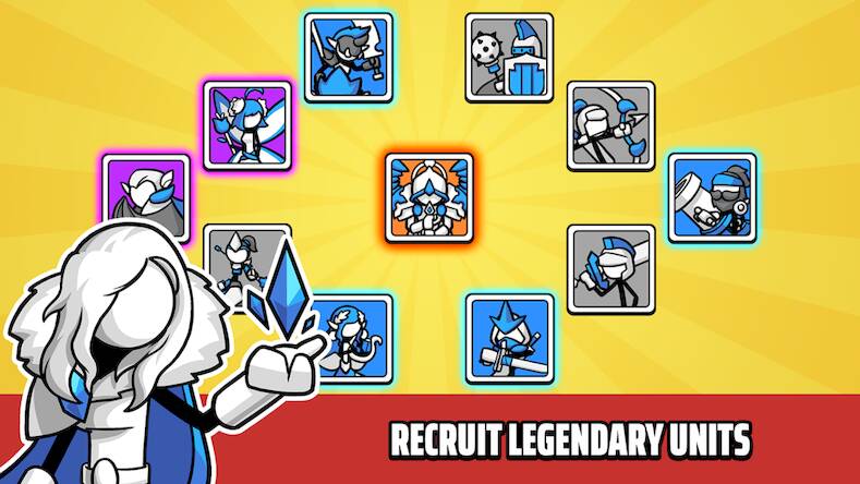 Скачать взломанную War Tactics - Cartoon Army [Много денег] MOD apk на Андроид