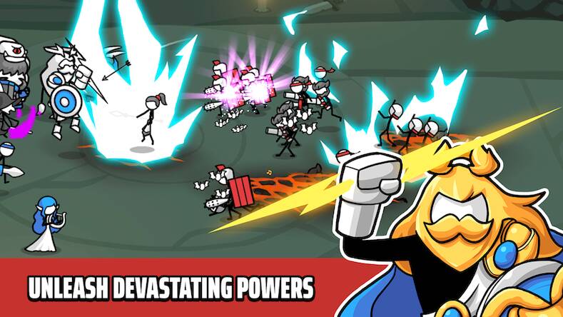 Скачать взломанную War Tactics - Cartoon Army [Много денег] MOD apk на Андроид