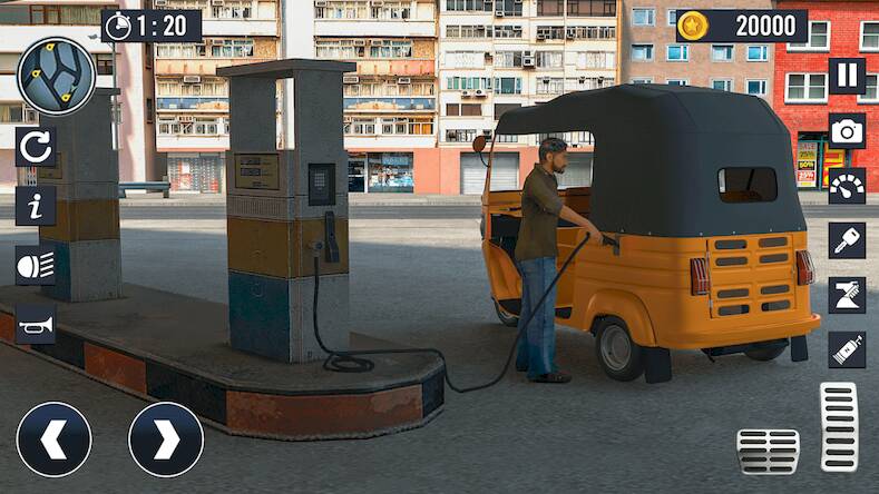 Скачать взломанную Rickshaw Driver Tuk Tuk Game [Много монет] MOD apk на Андроид