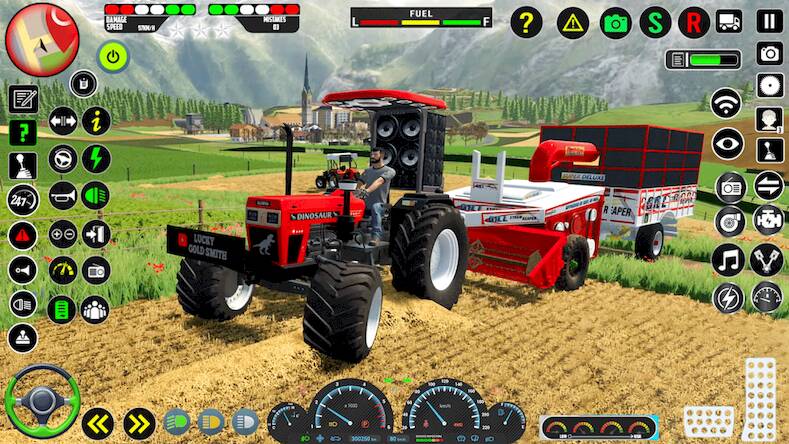 Скачать взломанную Tractor Driving: Farming Games [Много монет] MOD apk на Андроид