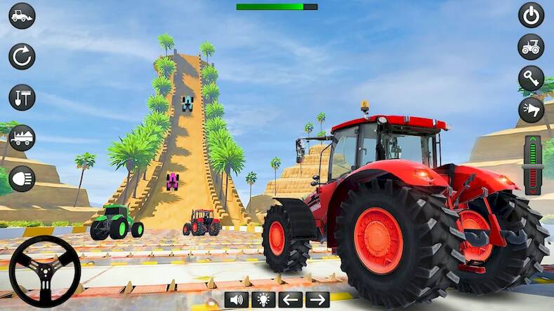 Скачать взломанную Monster Truck Mega Car Stunt [Бесплатные покупки] MOD apk на Андроид