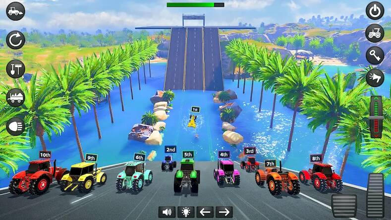 Скачать взломанную Monster Truck Mega Car Stunt [Бесплатные покупки] MOD apk на Андроид