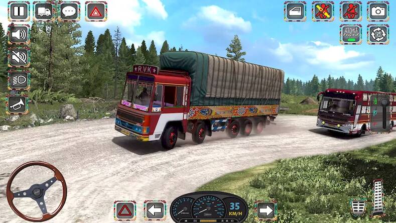 Скачать взломанную Индийский Ларри: 3д Грузовик [Мод меню] MOD apk на Андроид