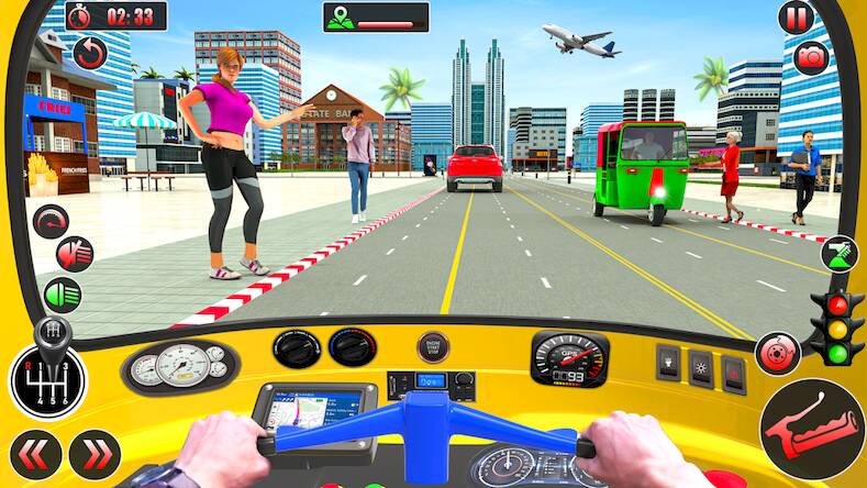 Скачать взломанную Tuk Tuk Auto Rickshaw Driving [Много денег] MOD apk на Андроид