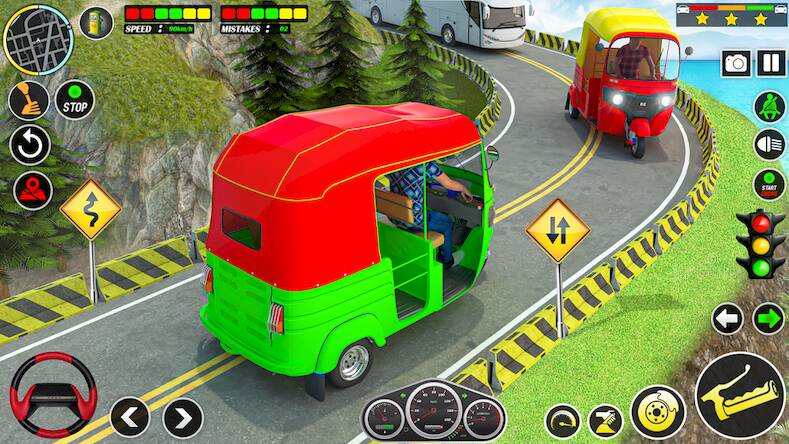 Скачать взломанную Tuk Tuk Auto Rickshaw Driving [Много денег] MOD apk на Андроид