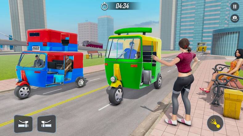 Скачать взломанную Tuk Tuk Auto Rickshaw Driving [Много денег] MOD apk на Андроид
