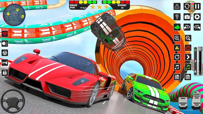 Скачать взломанную Ramp Car Stunts: GT Car Games [Бесплатные покупки] MOD apk на Андроид
