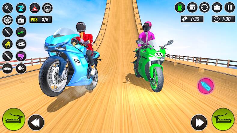 Скачать взломанную Bike Stunt 3D Bike Racing Game [Много денег] MOD apk на Андроид