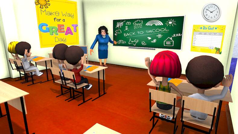 Скачать взломанную Страшные Злые Учителя Игры [Много монет] MOD apk на Андроид