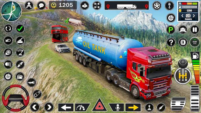 Скачать взломанную Вождение Грузовика Симулятор [Мод меню] MOD apk на Андроид