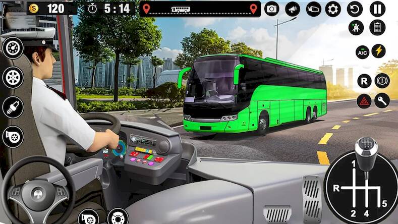 Скачать взломанную Bus Simulator: Tour Bus Driver [Много денег] MOD apk на Андроид