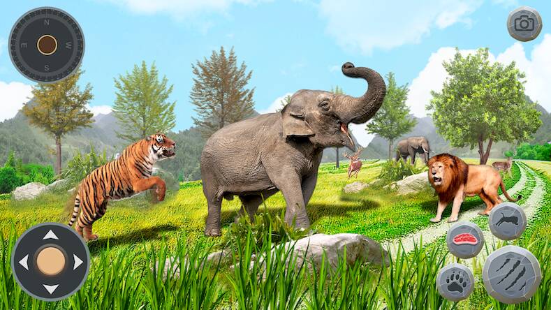 Скачать взломанную симулятор льва: Оффлайн игры [Много монет] MOD apk на Андроид