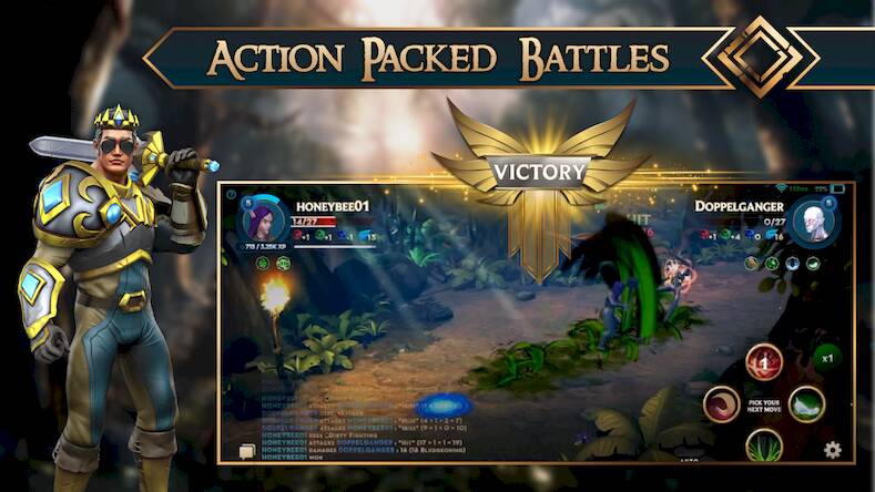 Скачать взломанную CryptoFights: Ascension [Мод меню] MOD apk на Андроид