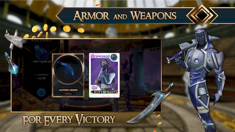 Скачать взломанную CryptoFights: Ascension [Мод меню] MOD apk на Андроид