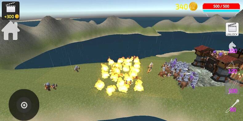 Скачать взломанную Medieval War Tiny [Бесплатные покупки] MOD apk на Андроид