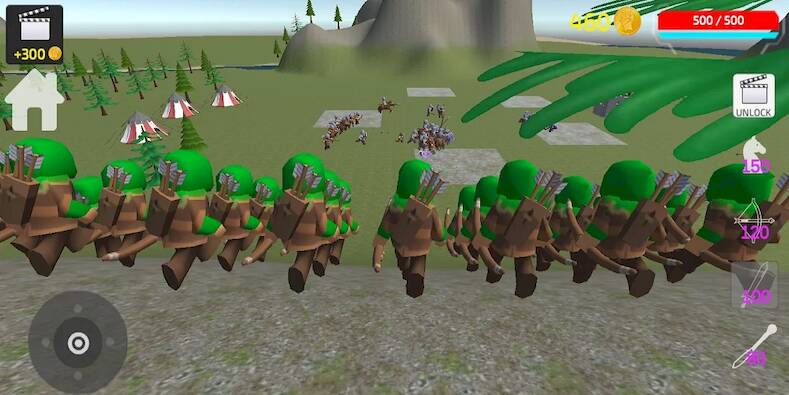 Скачать взломанную Medieval War Tiny [Бесплатные покупки] MOD apk на Андроид