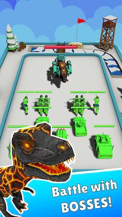 Скачать взломанную Merge Little Army Men [Много денег] MOD apk на Андроид