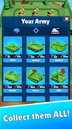 Скачать взломанную Merge Little Army Men [Много денег] MOD apk на Андроид