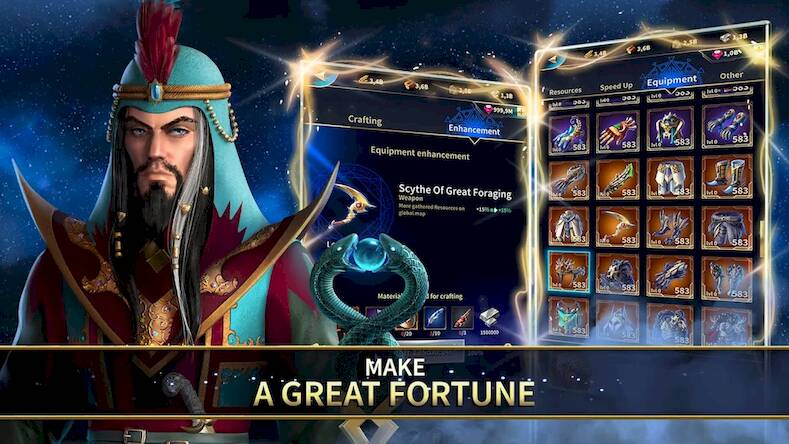 Скачать взломанную Magic Empire: First Lamp War [Бесплатные покупки] MOD apk на Андроид