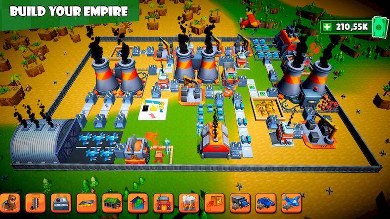 Скачать взломанную Gunsmith: Factory World Tycoon [Много денег] MOD apk на Андроид