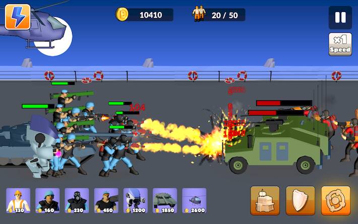 Скачать взломанную War of Generals [Мод меню] MOD apk на Андроид